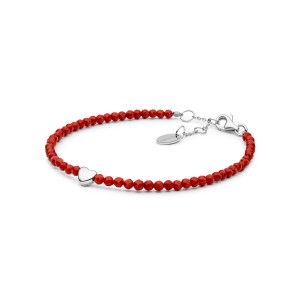 Bratara coral rosu cu inima de argint DiAmanti 242-04B-G (Argint 925‰ 1,1 g.) Bratara coral rosu cu inima de argint DiAmanti 242-04B-G (Argint 925‰ 1,1 g.)